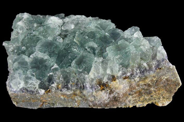 Green Fluorite Crystal Cluster - China #96044